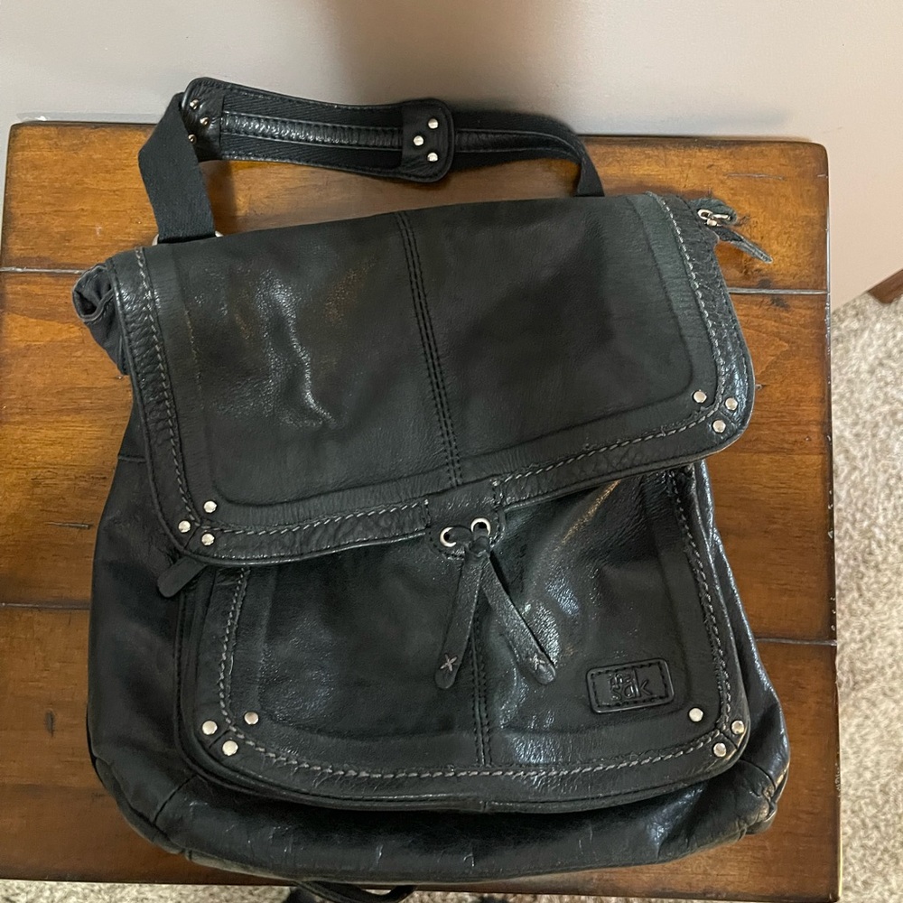 The Sak black backpack/regular purse